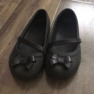 Girls CROCS Classic Black Shoes